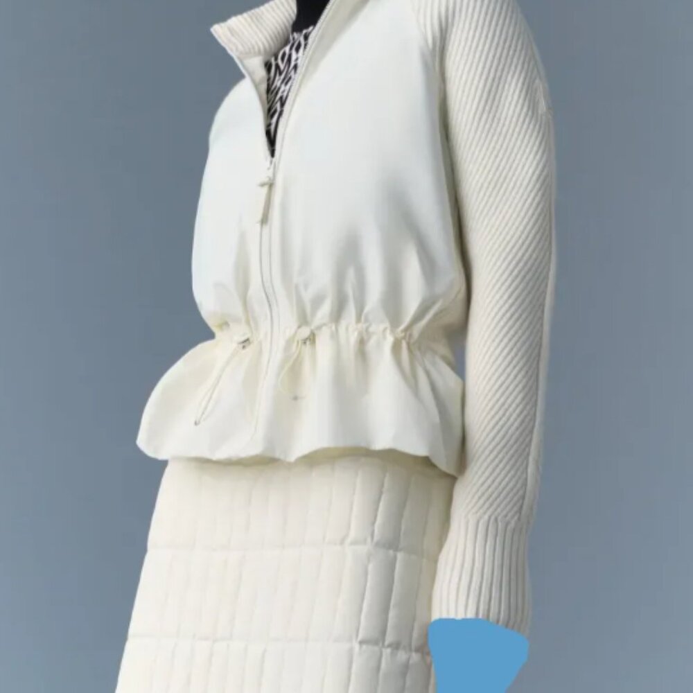 MACKAGE Jorane Mixed Media Zip Jacket